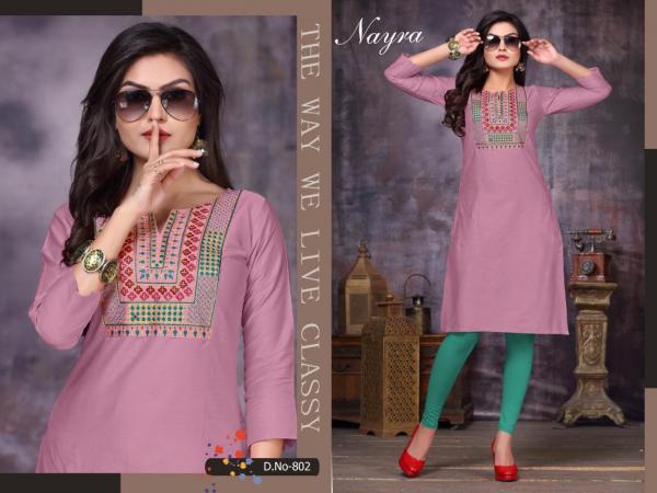 Nayra Daffodil-Cotton-Satin-With-Handwork-Kurti